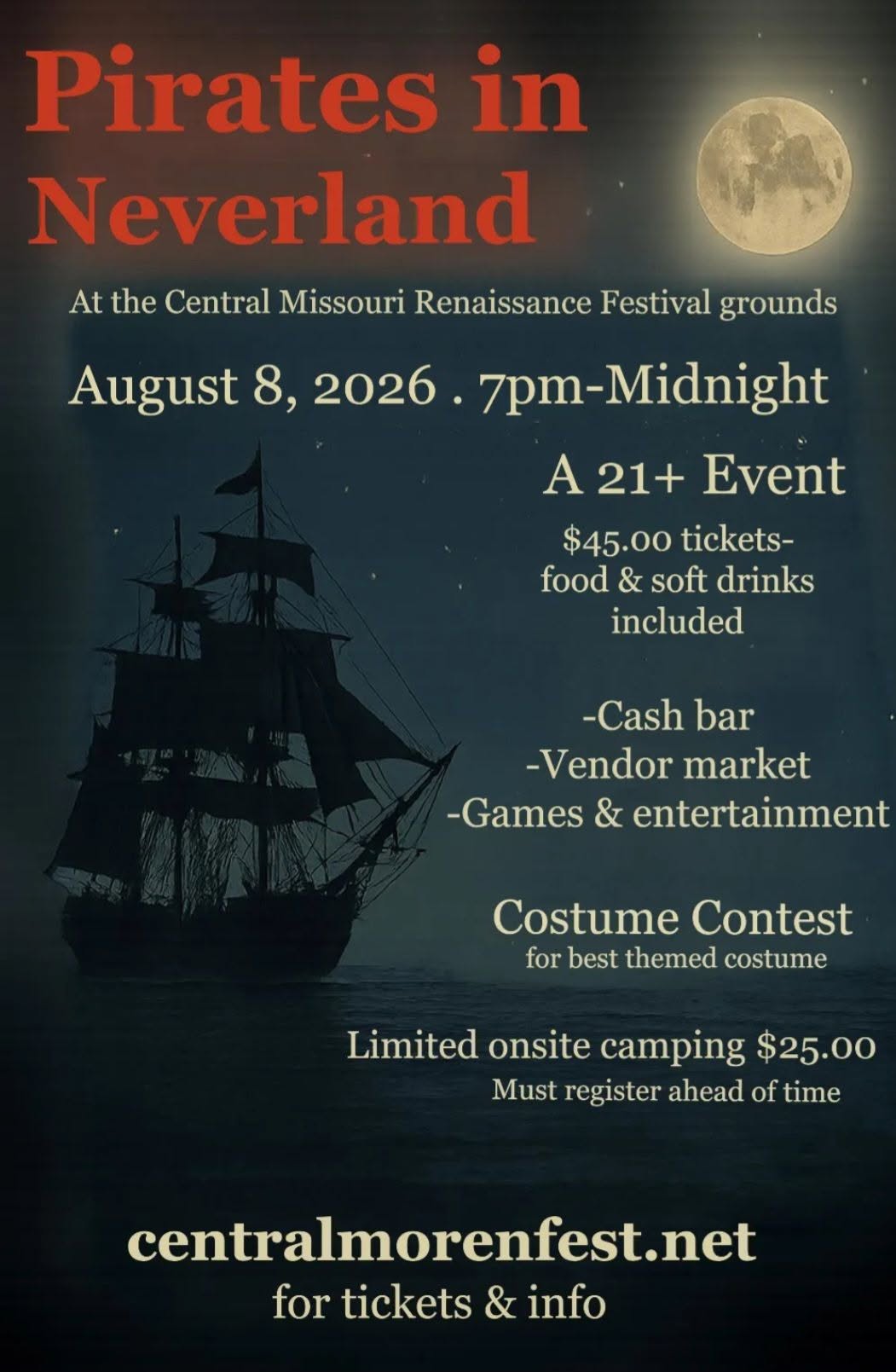 Pirates in Neverland - August 8 2026